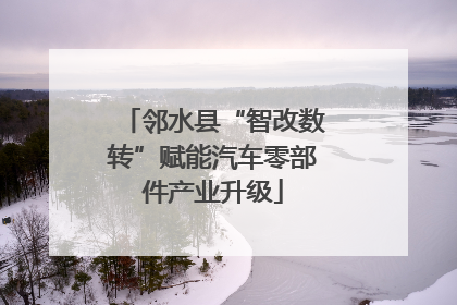 邻水县“智改数转”赋能汽车零部件产业升级