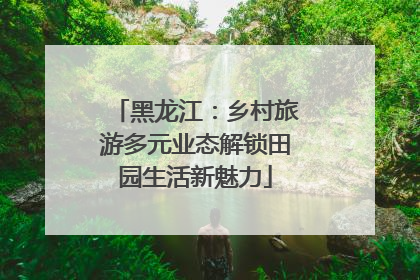黑龙江：乡村旅游多元业态解锁田园生活新魅力