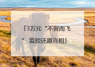 3万元“不翼而飞” 监控还原真相